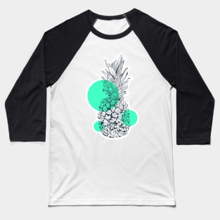 Serie Fruit_ Pineapple Baseball T-Shirt